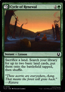Cycle of Renewal - Avatar: The Last Airbender - 170 - Front