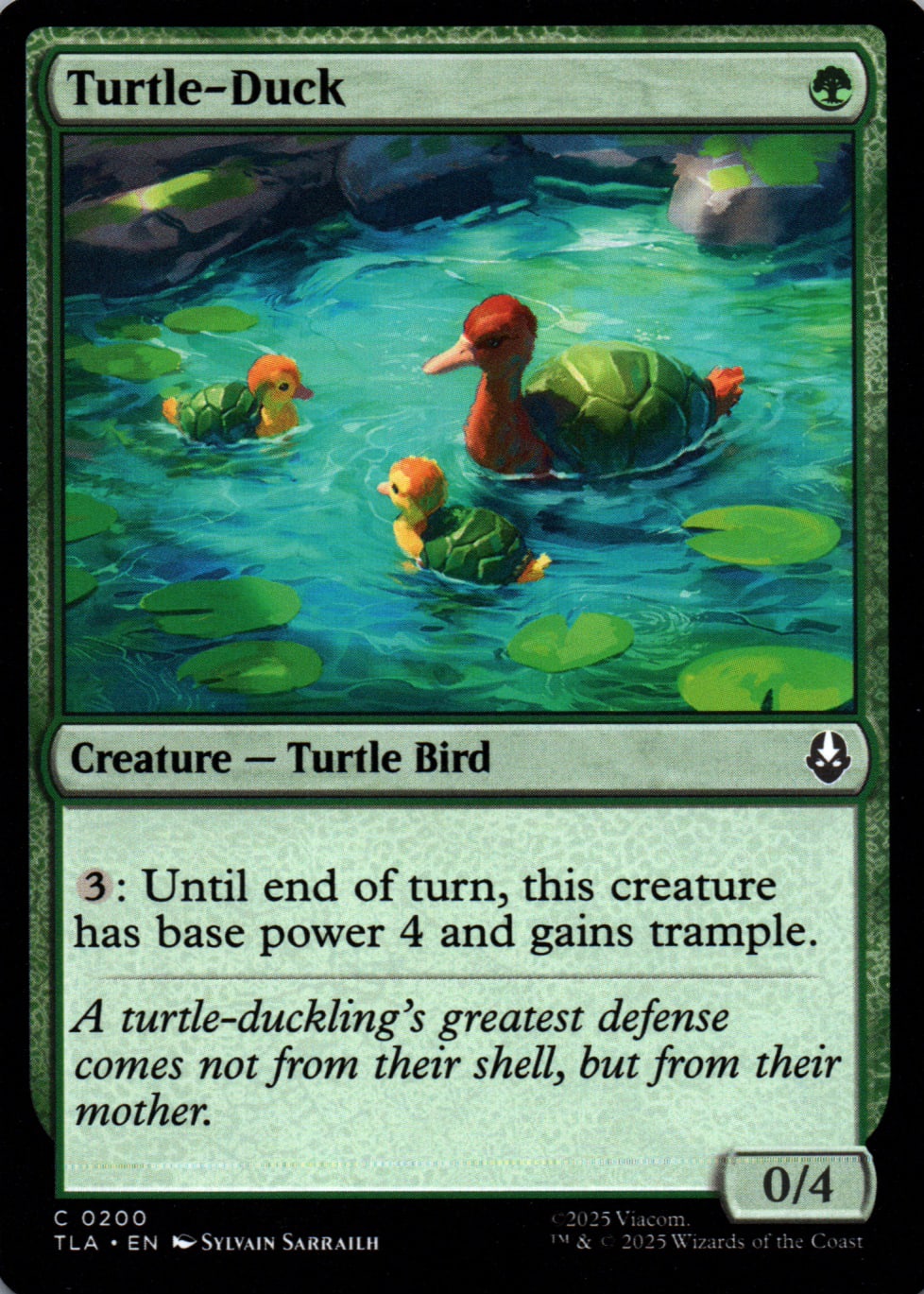 Turtle-Duck - Avatar: The Last Airbender - 200 - Front
