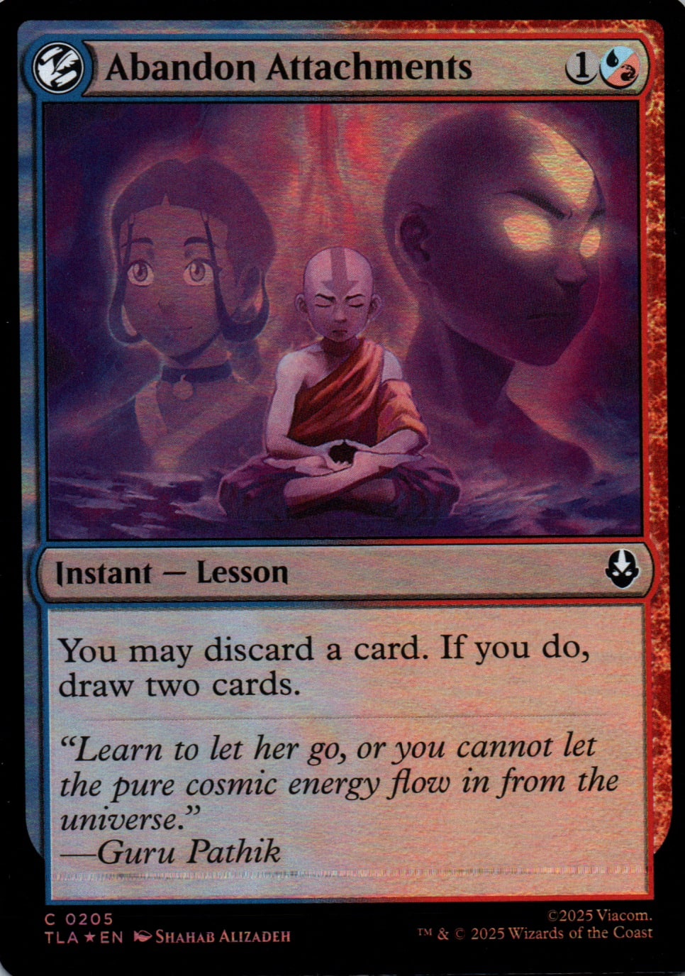 Abandon Attachments - Avatar: The Last Airbender - 205 - Front