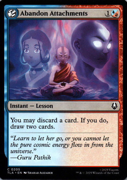 Abandon Attachments - Avatar: The Last Airbender - 205 - Front