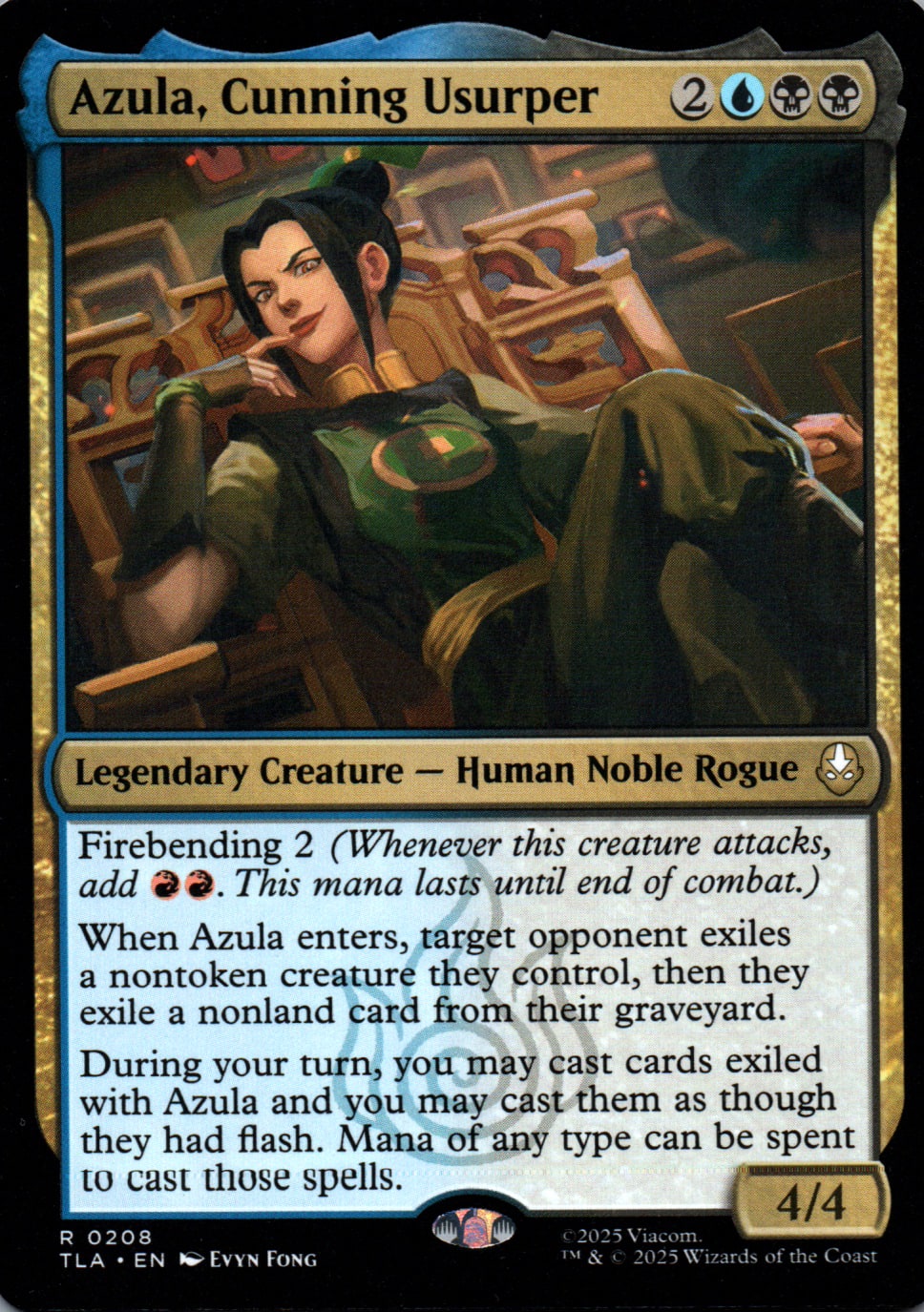 Azula, Cunning Usurper - Avatar: The Last Airbender - 208 - Front