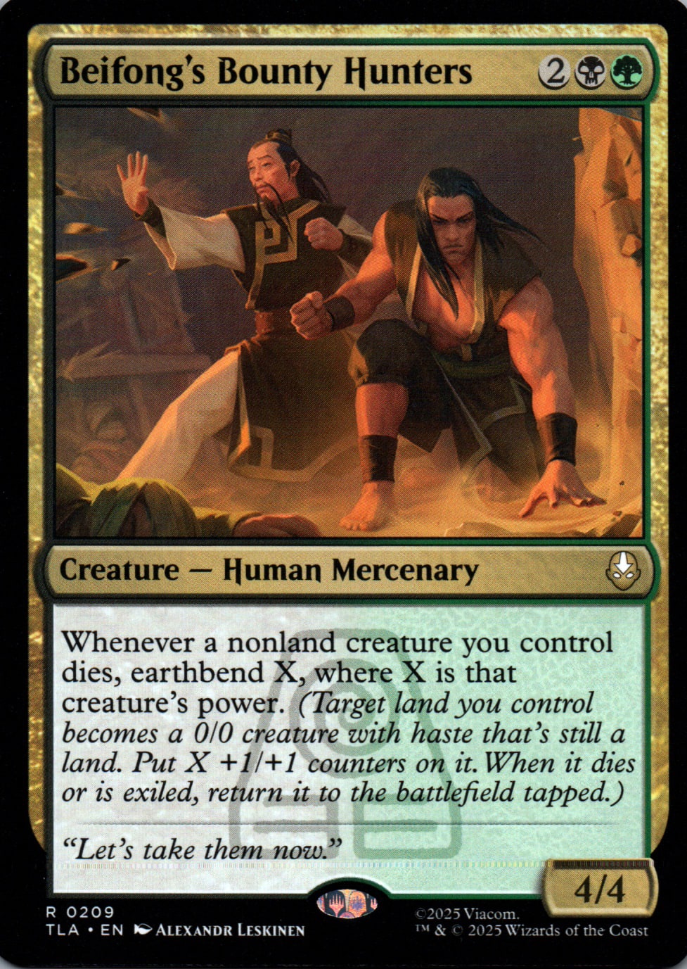 Beifong's Bounty Hunters - Avatar: The Last Airbender - 209 - Front