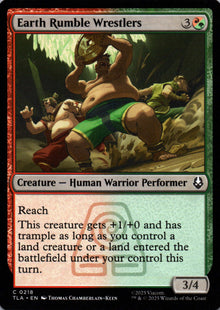 Earth Rumble Wrestlers - Avatar: The Last Airbender - 218 - Front