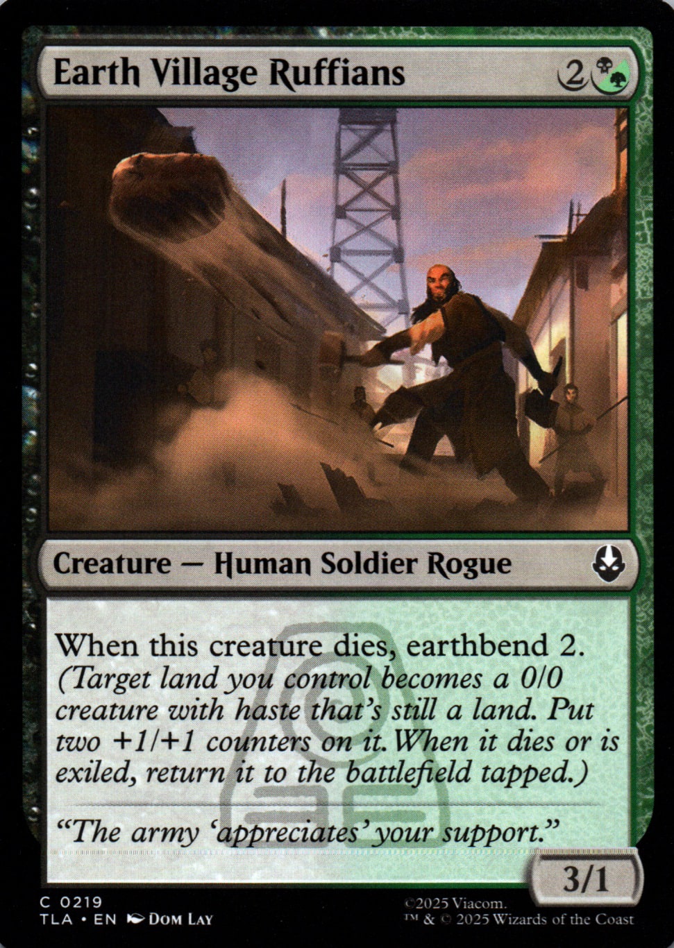Earth Village Ruffians - Avatar: The Last Airbender - 219 - Front