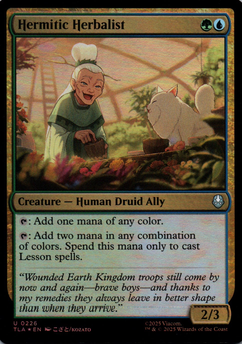 Hermitic Herbalist - Avatar: The Last Airbender - 226 - Front