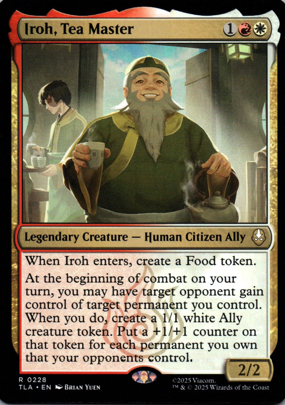 Iroh, Tea Master - Avatar: The Last Airbender - 228 - Front
