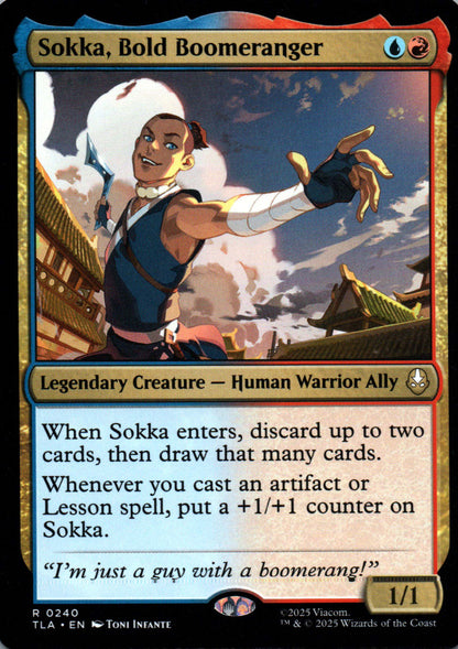 Sokka, Bold Boomeranger - Avatar: The Last Airbender - 240 - Front