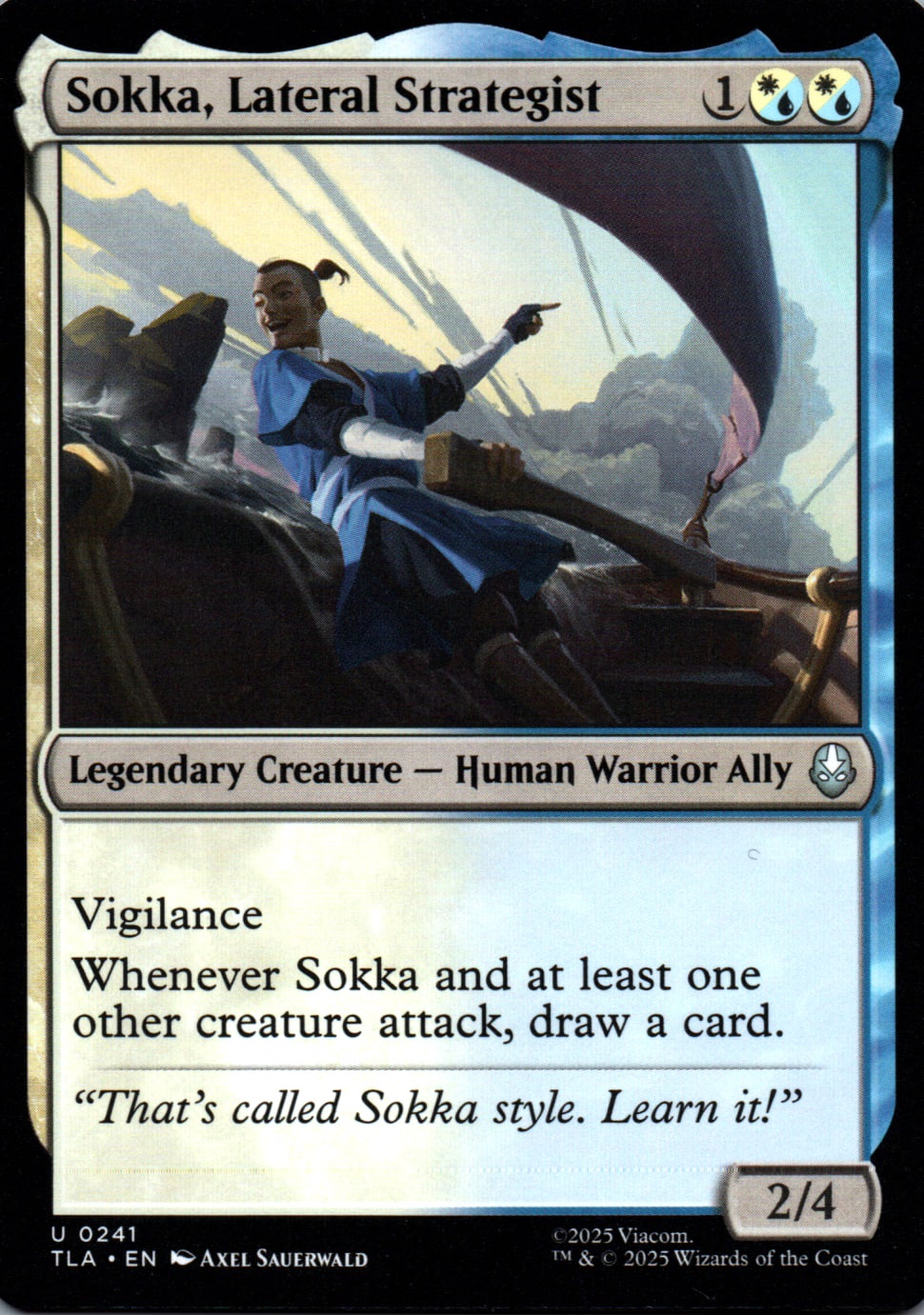 Sokka, Lateral Strategist - Avatar: The Last Airbender - 241 - Front