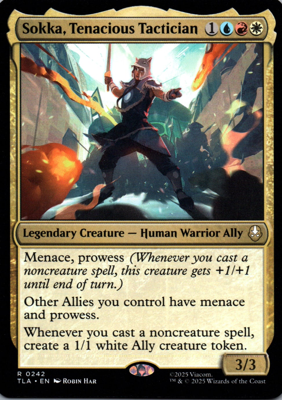 Sokka, Tenacious Tactician - Avatar: The Last Airbender - 242 - Front