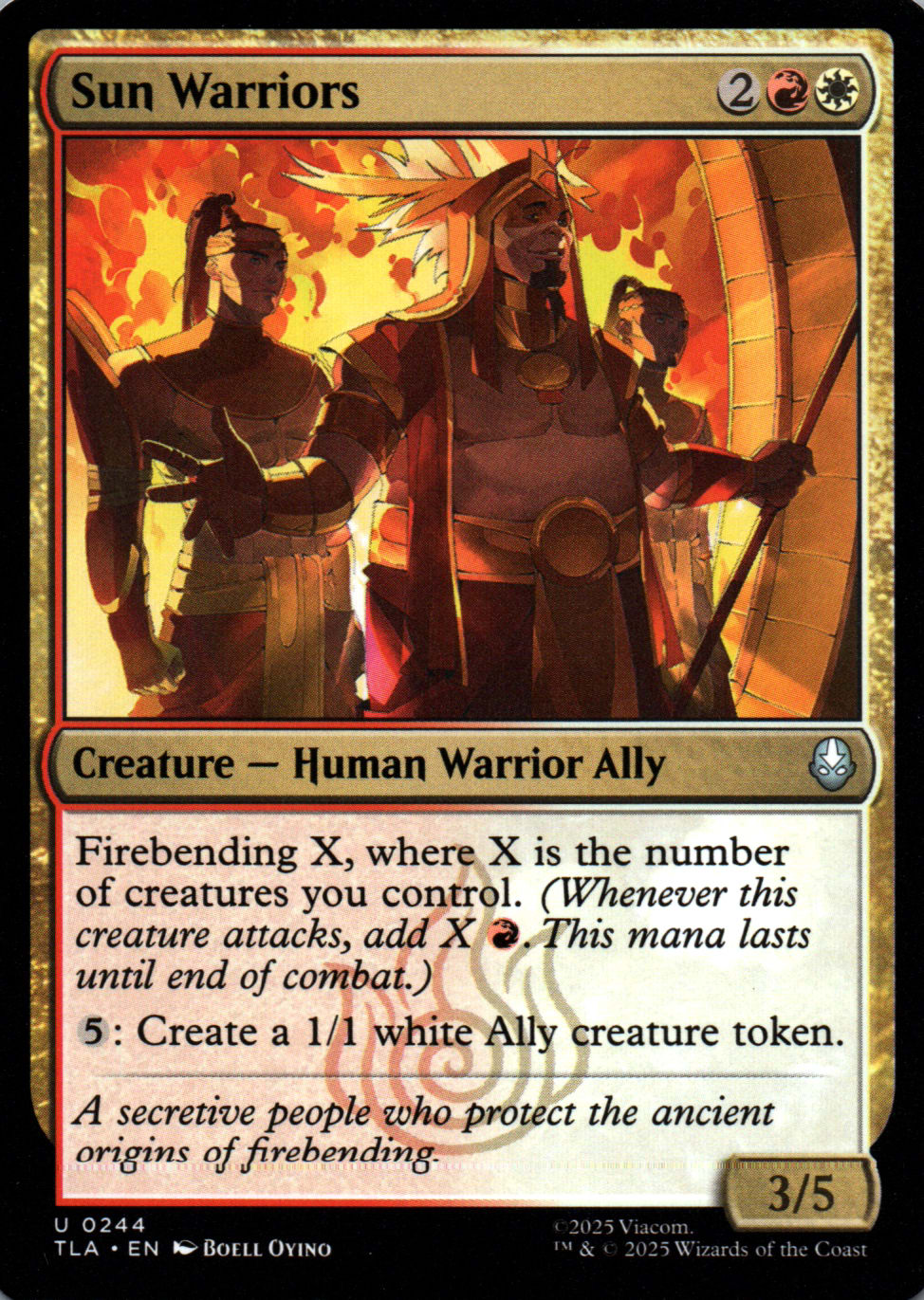 Sun Warriors - Avatar: The Last Airbender - 244 - Front