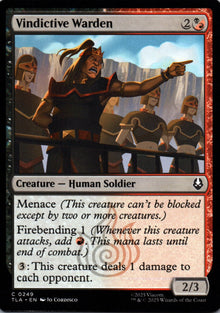 Vindictive Warden - Avatar: The Last Airbender - 249 - Front