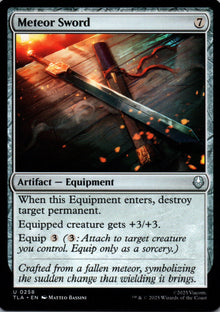 Meteor Sword - Avatar: The Last Airbender - 258 - Front