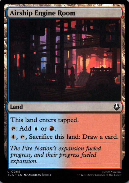 Airship Engine Room - Avatar: The Last Airbender - 265 - Front