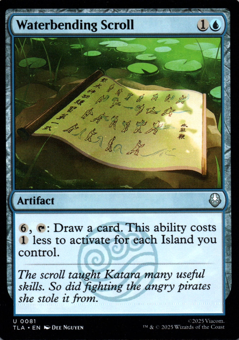 Waterbending Scroll - Avatar: The Last Airbender - 81 - Front