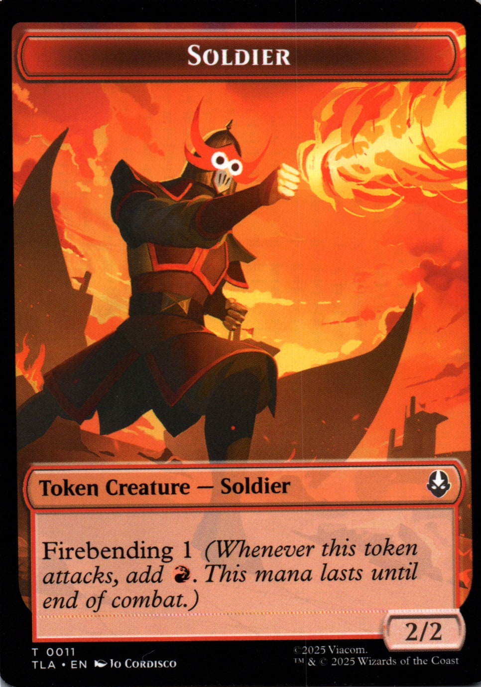 Soldier - Avatar: The Last Airbender Tokens - 11 - Front
