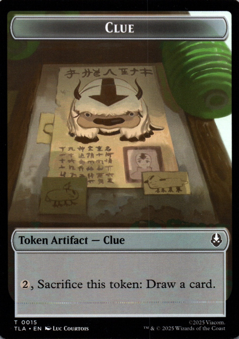 Clue - Avatar: The Last Airbender Tokens - 15 - Front