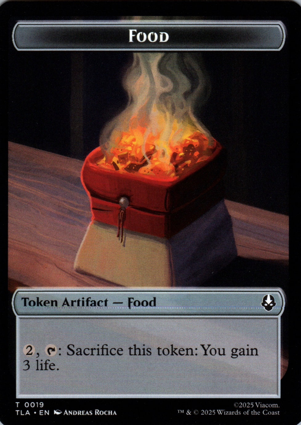 Dragon - Avatar: The Last Airbender Tokens - 9 - Back