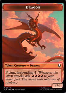 Dragon - Avatar: The Last Airbender Tokens - 9 - Front