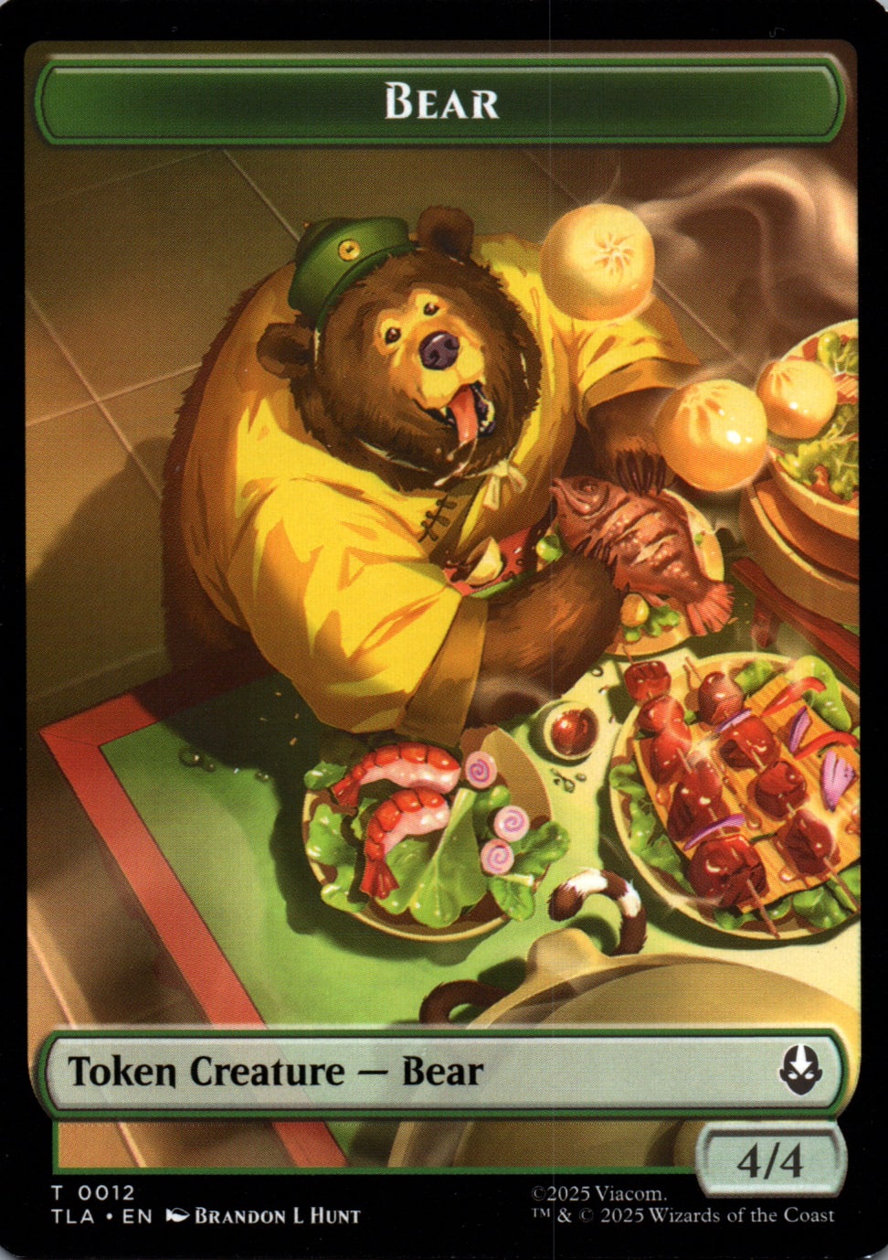 Bear - Avatar: The Last Airbender Tokens - 12 - Front