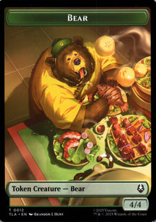 Bear - Avatar: The Last Airbender Tokens - 12 - Front