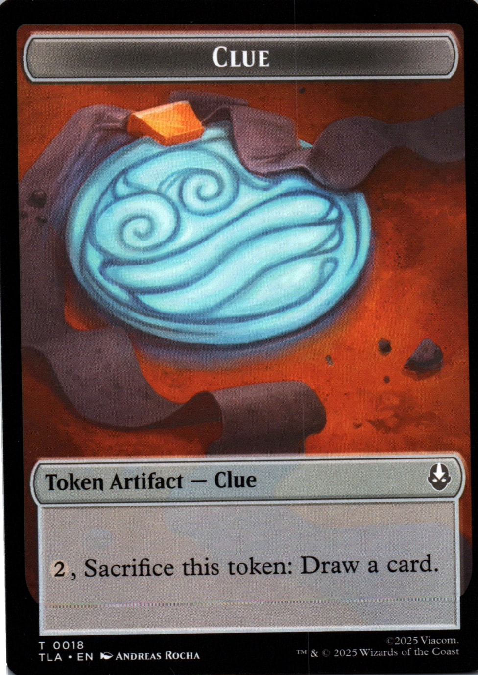 Clue - Avatar: The Last Airbender Tokens - 18 - Front