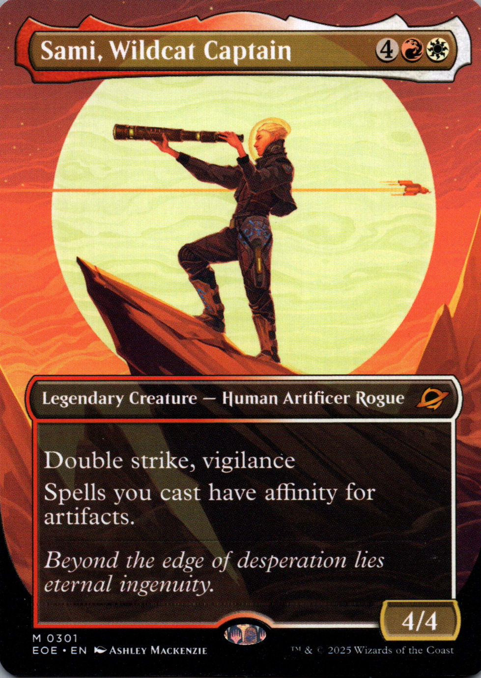 Sami, Wildcat Captain - Edge of Eternities - 301 - Front