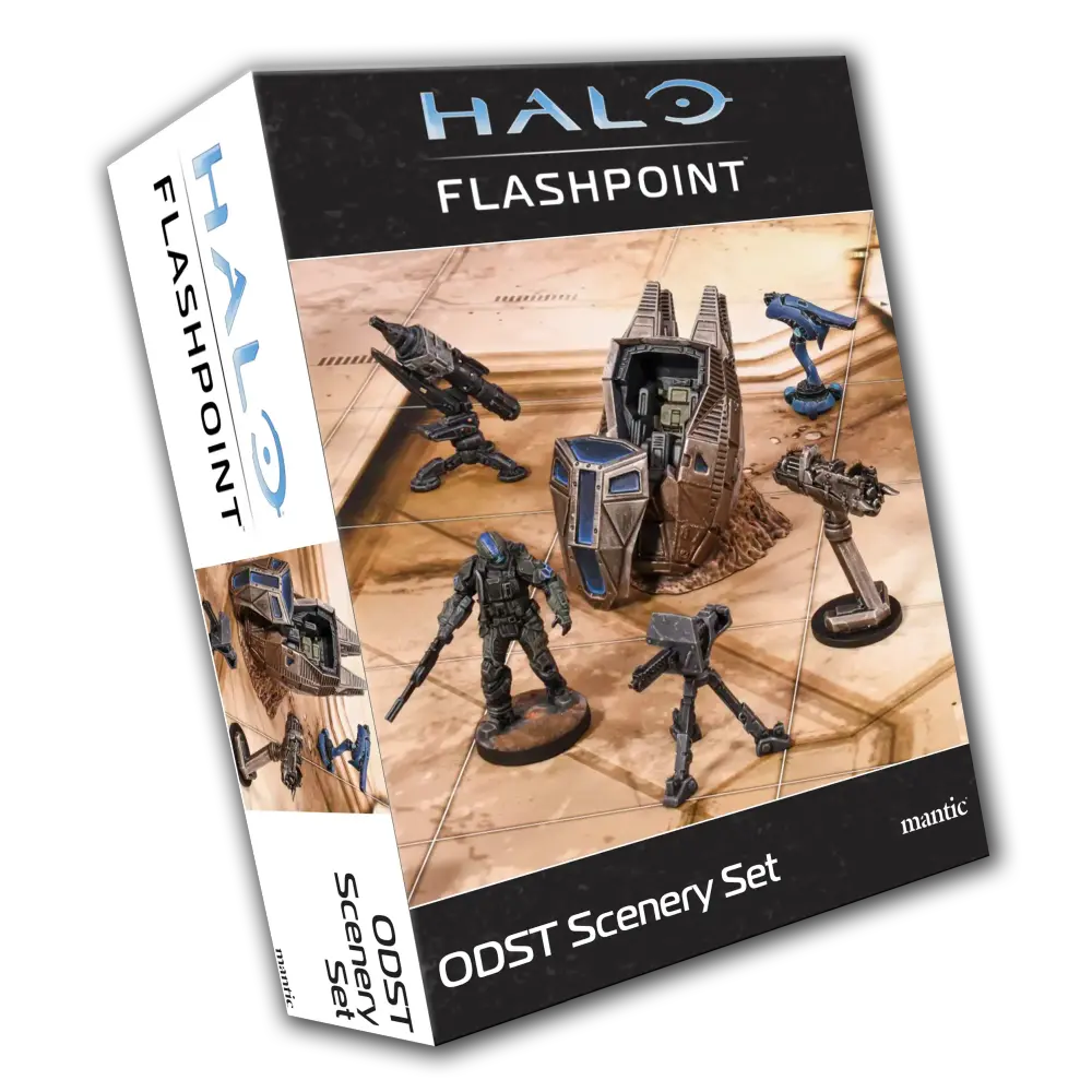 Halo Flashpoint ODST Scenery Set boxed product packaging