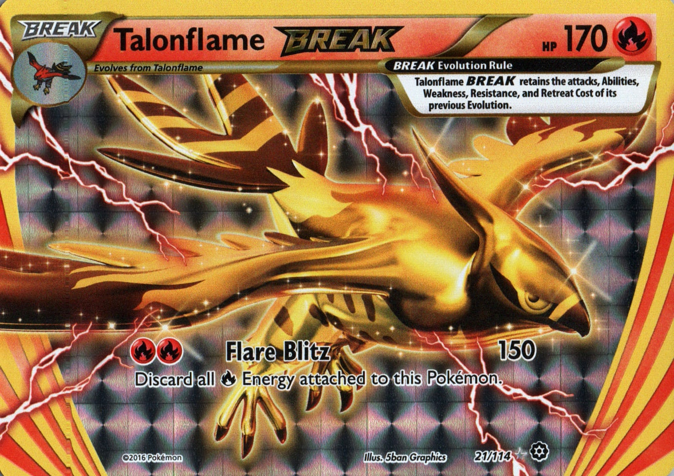 Talonflame BREAK - Steam Siege - 21 - Front
