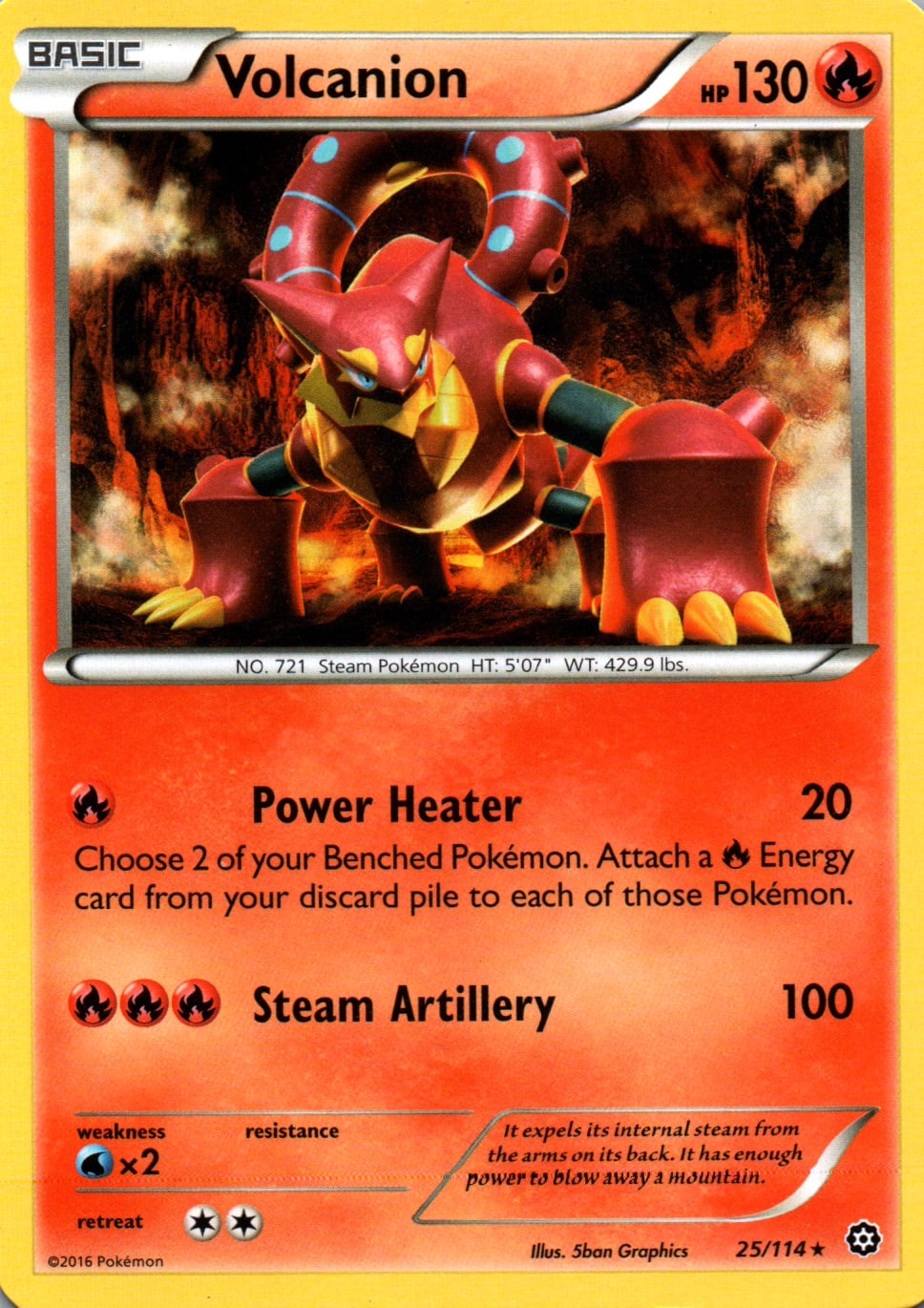 Volcanion - Steam Siege - 25 - Front