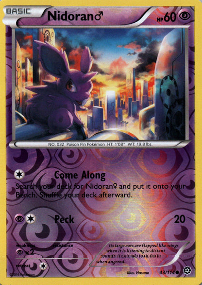 Nidoran♂ - Steam Siege - 43 - Front