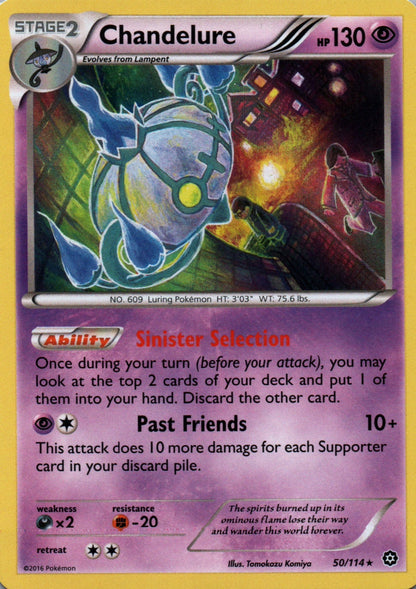 Chandelure - Steam Siege - 50 - Front