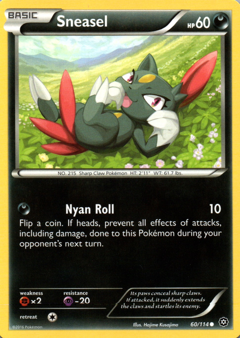 Sneasel - Steam Siege - 60 - Front