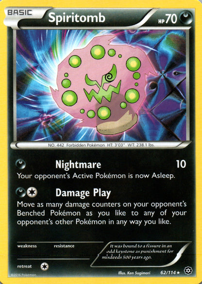 Spiritomb - Steam Siege - 62 - Front