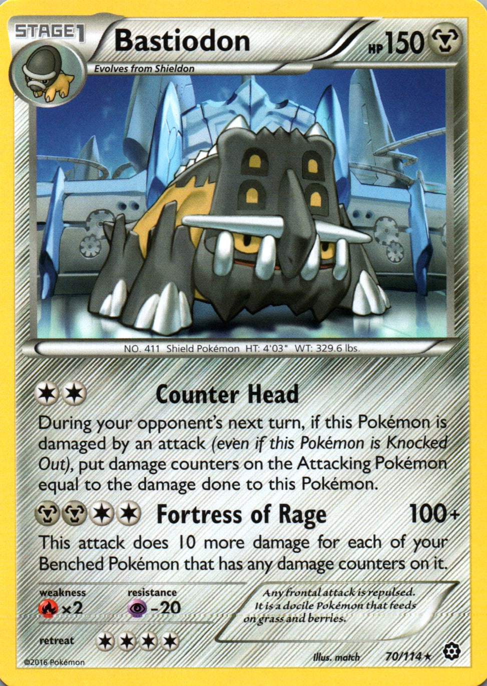Bastiodon - Steam Siege - 70 - Front