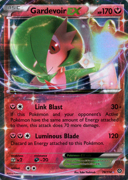 Gardevoir EX - Steam Siege - 78 - Front