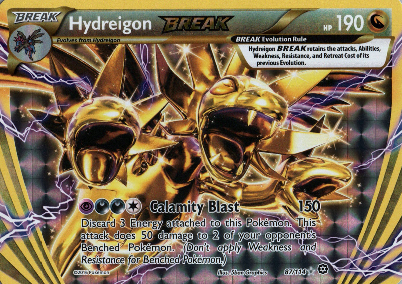 Hydreigon BREAK - Steam Siege - 87 - Front