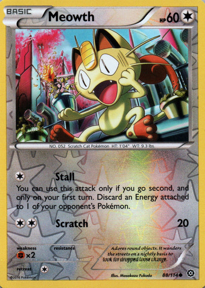 Meowth - Steam Siege - 88 - Front