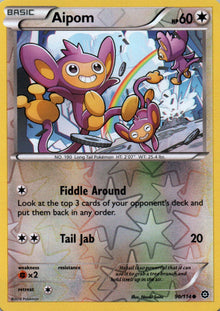 Aipom - Steam Siege - 90 - Front