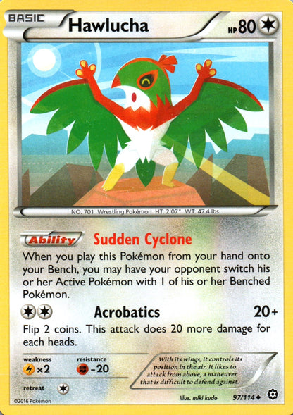 Hawlucha - Steam Siege - 97 - Front