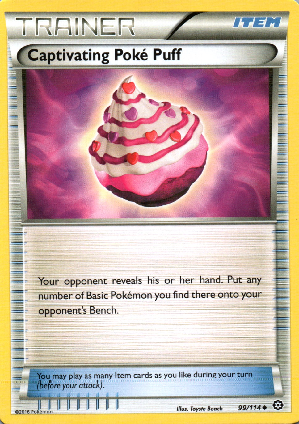 Captivating Poké Puff - Steam Siege - 99 - Front