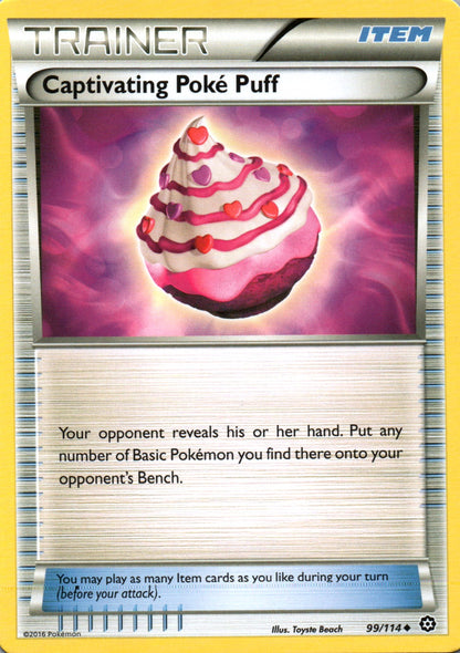 Captivating Poké Puff - Steam Siege - 99 - Front
