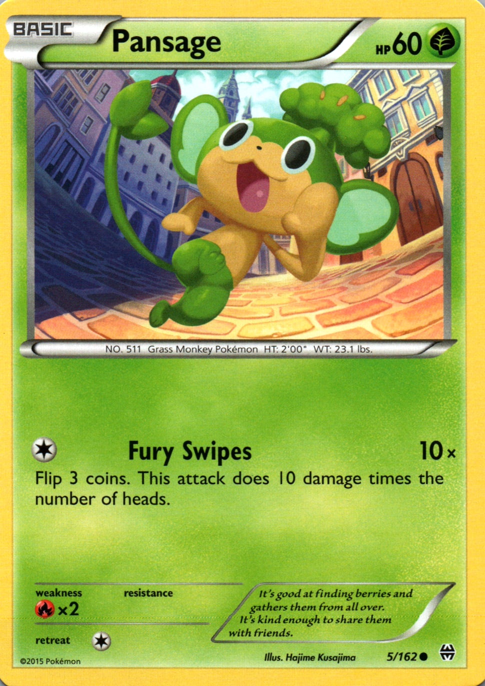 Pansage - BREAKthrough - 5 - Front