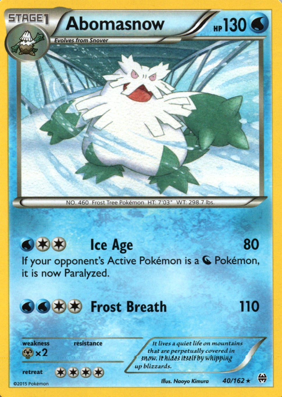 Abomasnow - BREAKthrough - 40 - Front