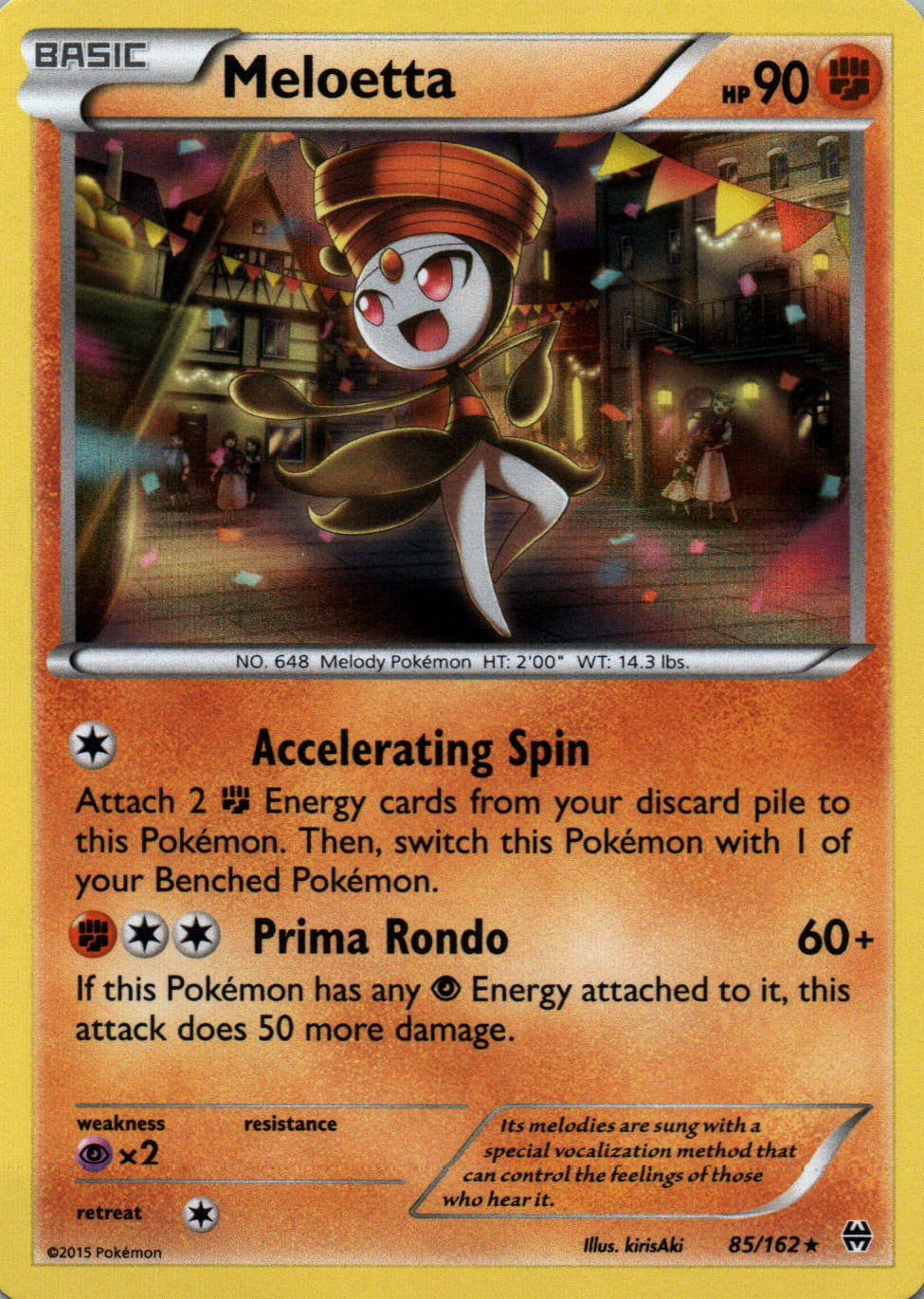 Meloetta - BREAKthrough - 85 - Front