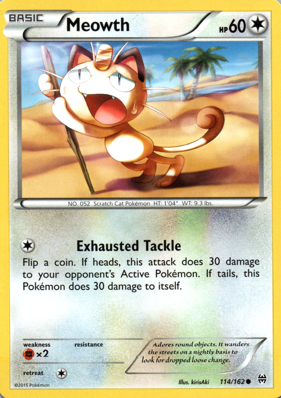 Meowth - BREAKthrough - 114 - Front