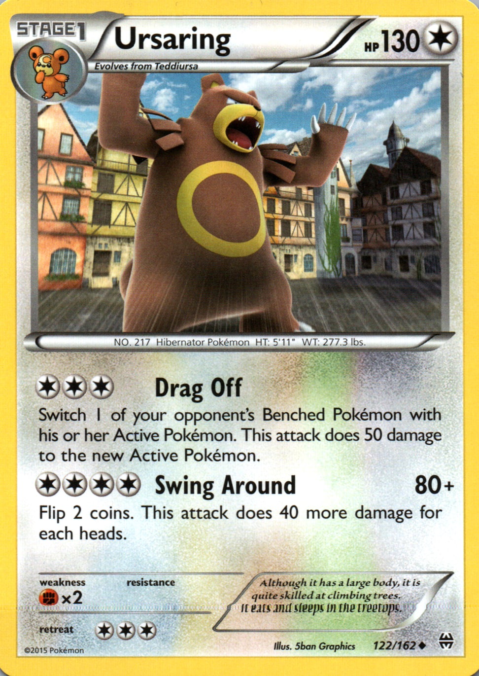 Ursaring - BREAKthrough - 122 - Front
