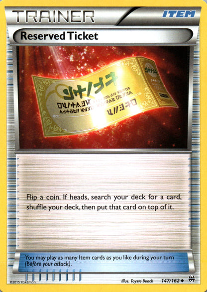 Reserved Ticket - BREAKthrough - 147 - Front