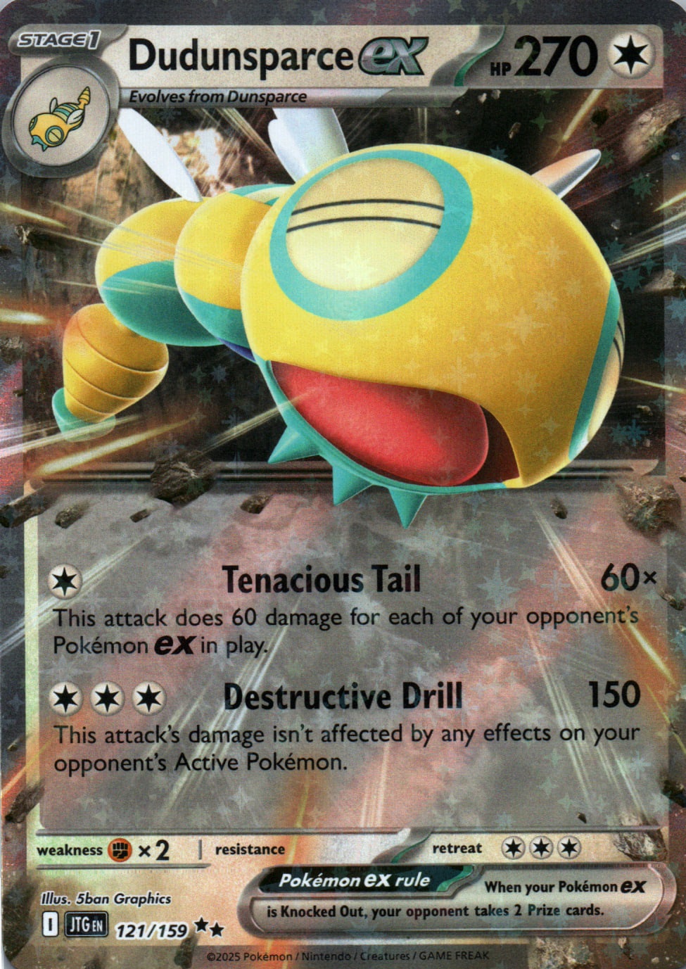 Dudunsparce ex - Journey Together - 121 - Front