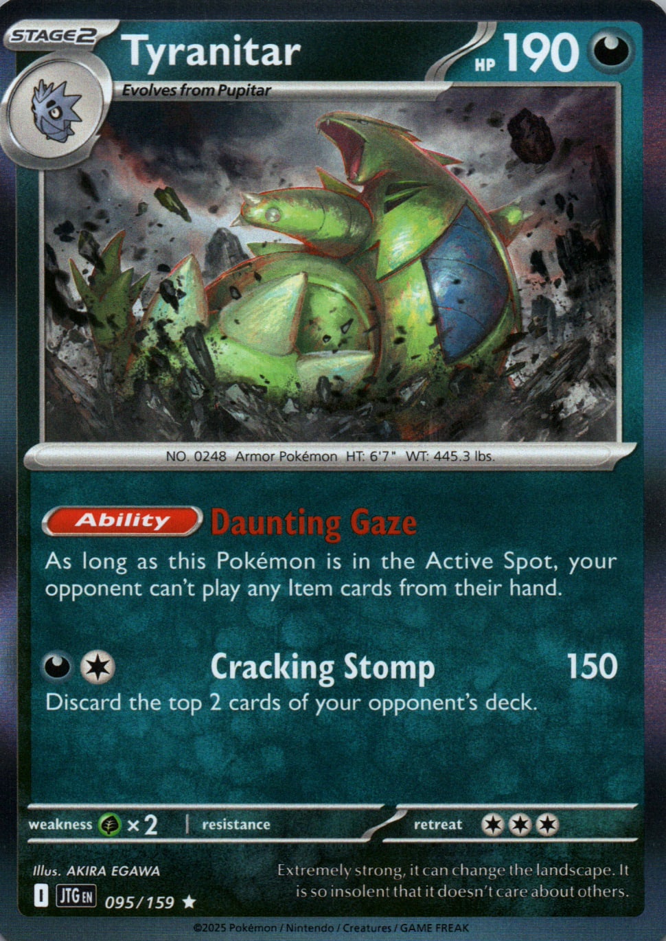 Tyranitar - Journey Together - 095 - Front