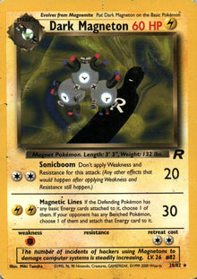 Dark Magneton - Team Rocket - 28 - Front